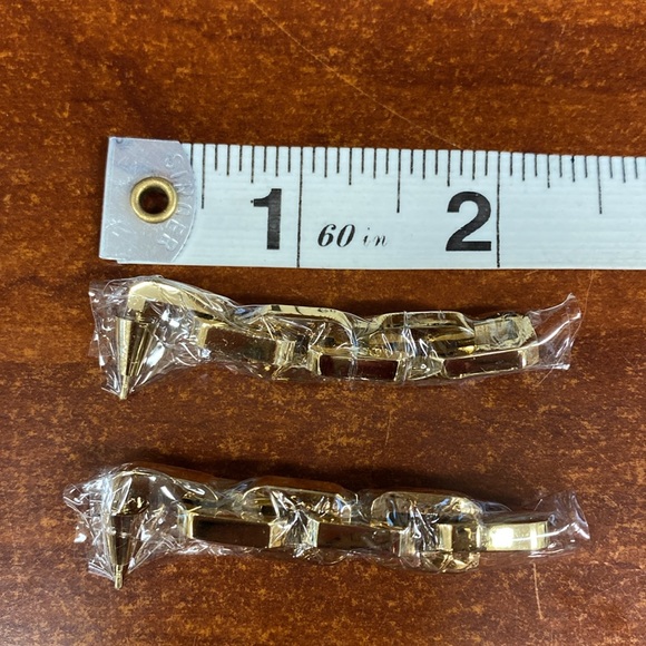 Eddie Borgo Chain Link Earrings NWT - Picture 3 of 4